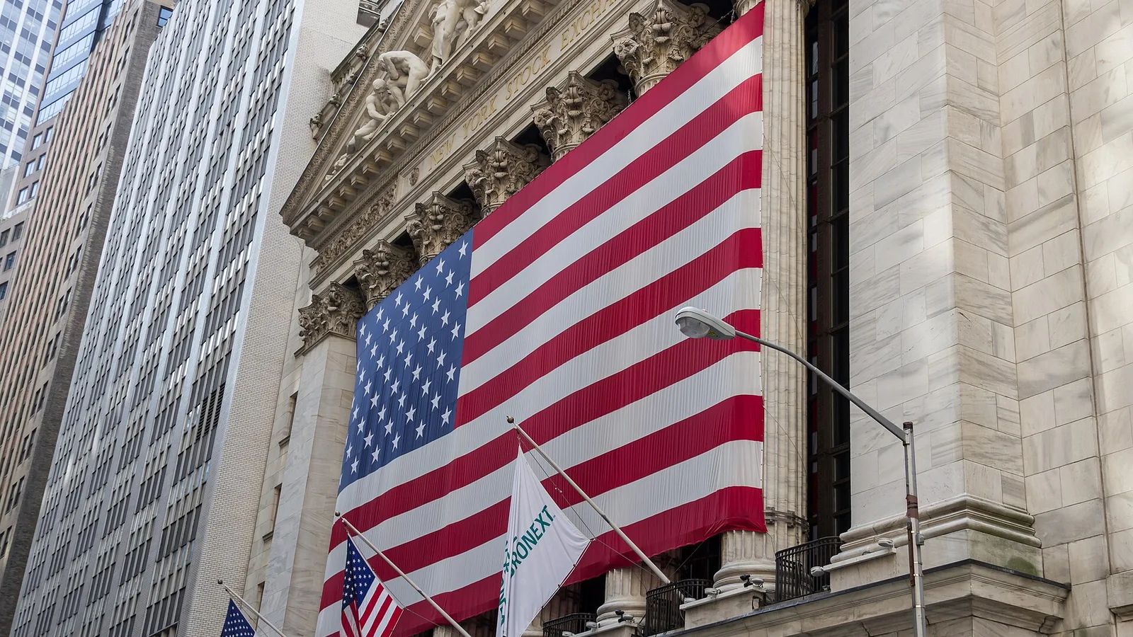 The New York Stock Exchange on Wall Street