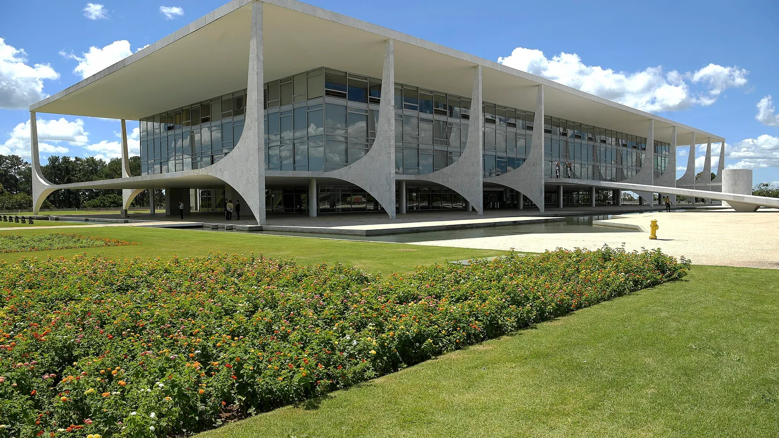 The Palácio do Planalto, Brazil's presidential office, in Brasília