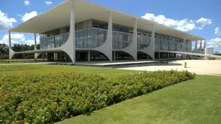 The Palácio do Planalto, Brazil's presidential office, in Brasília