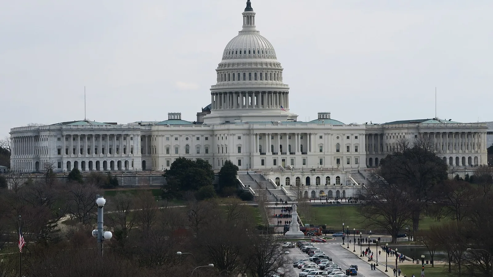 The west front of the US Capitol in Washington