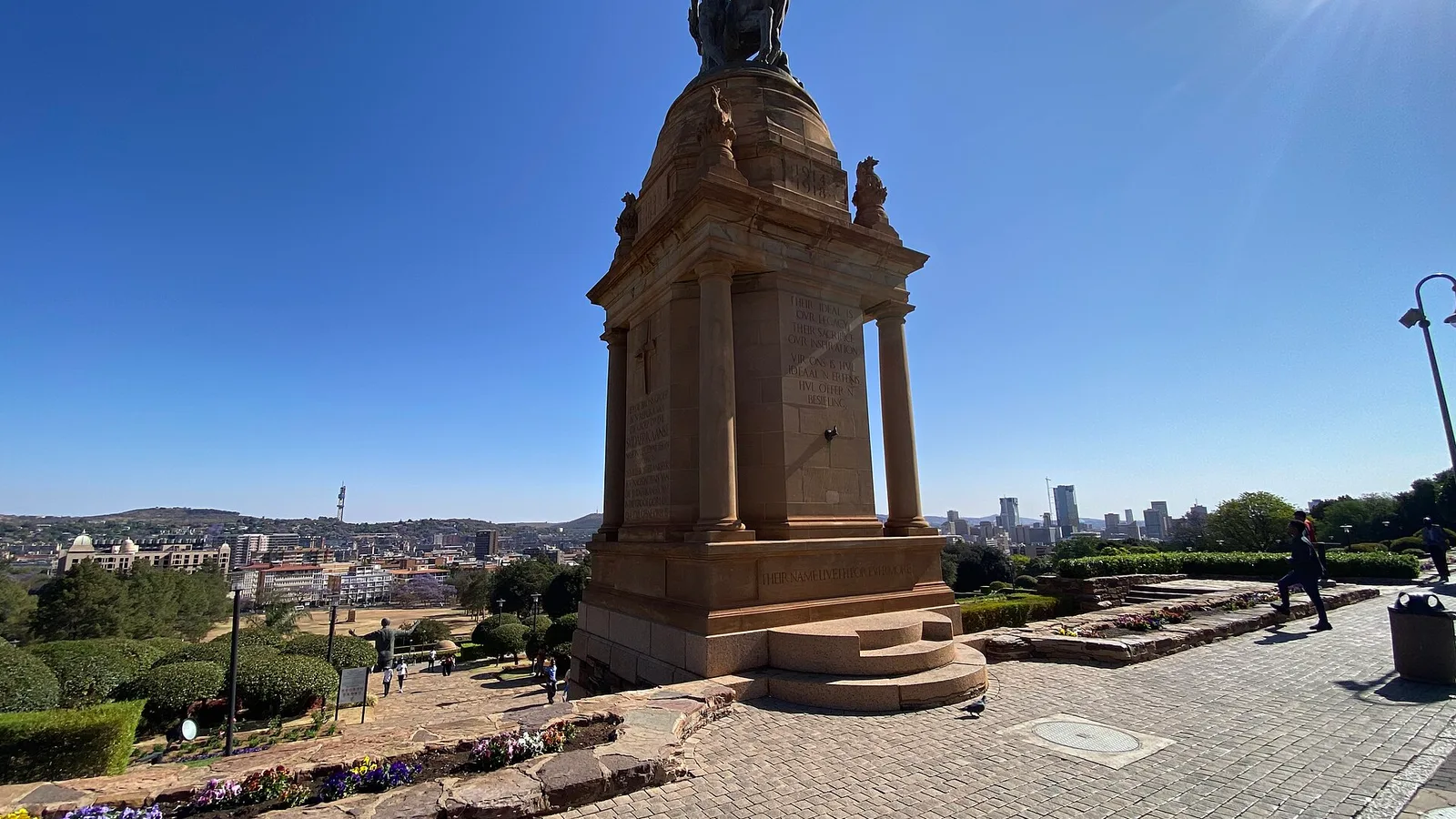 The Union Buildings, seat of South Africa's government, in Pretoria.