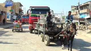 A street in Mekelle, the capital of Ethiopia's Tigray region.