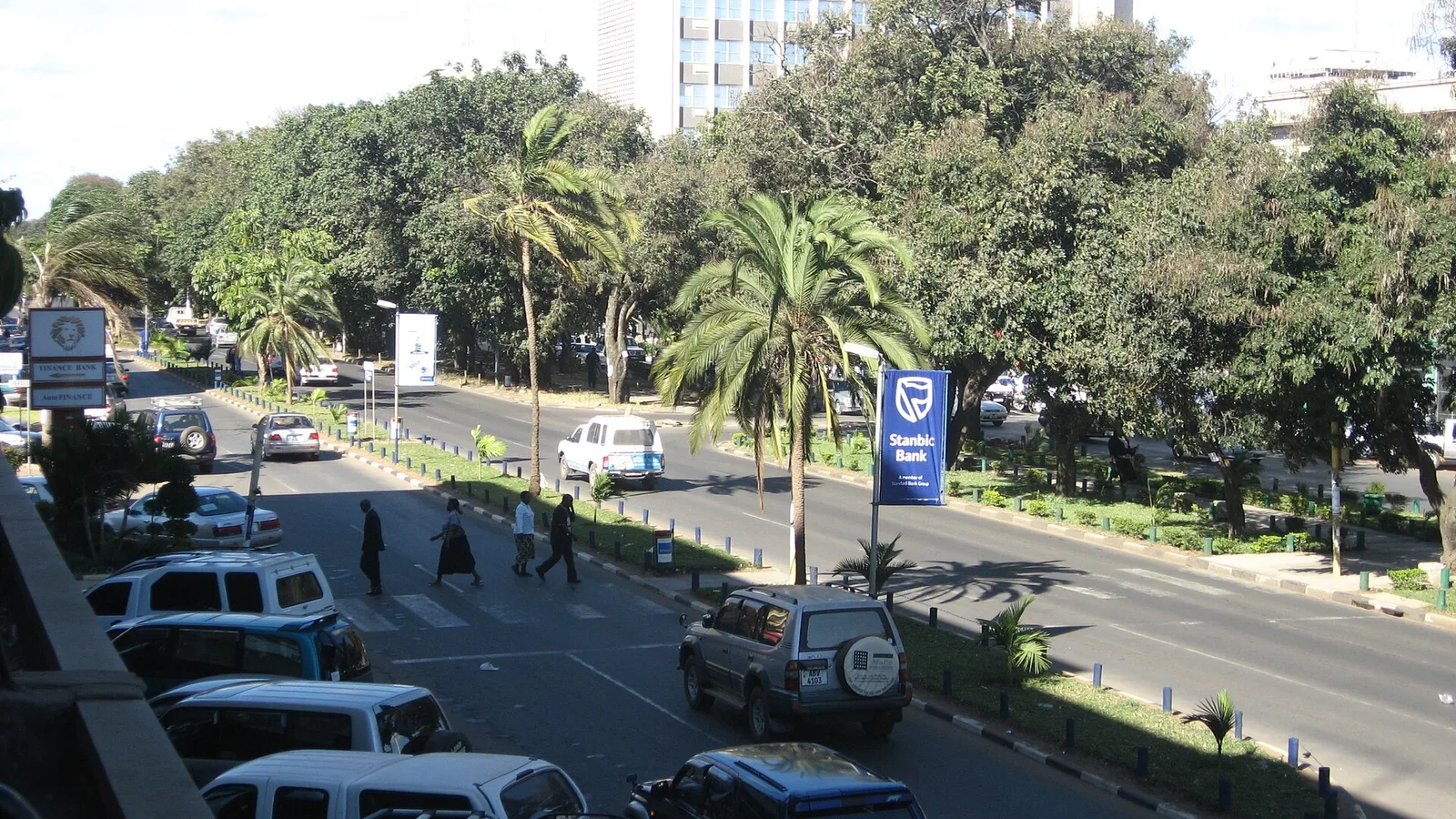 Cairo Road in central Lusaka.
